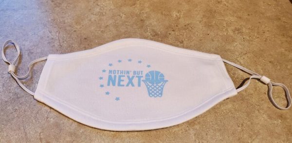 White Nothin' but next face mask